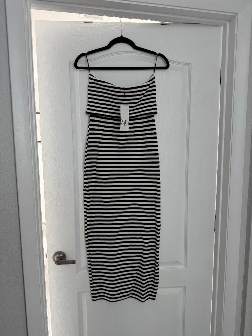 NWT - ZARA striped knit maxi dress